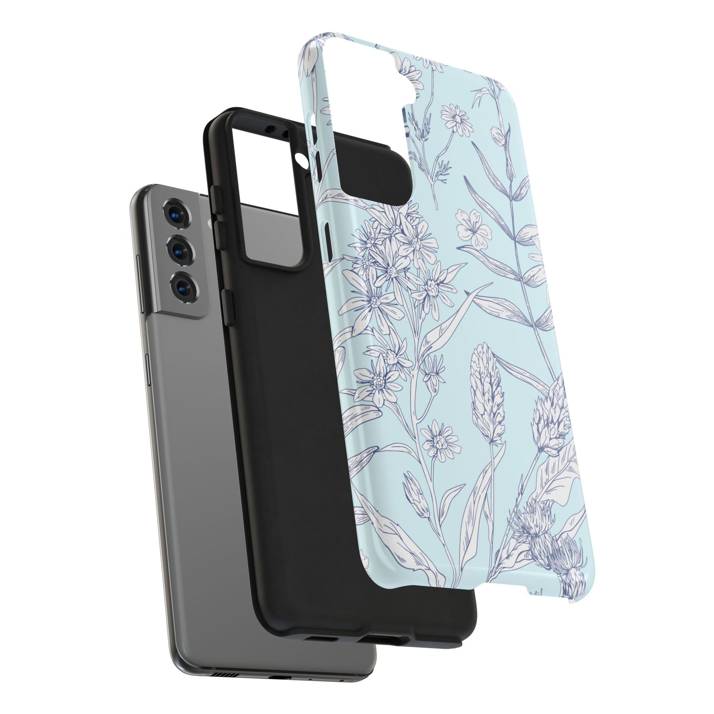 Blue Floral Phone Case