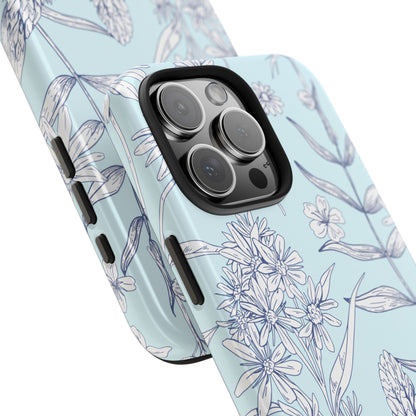 Blue Floral Phone Case