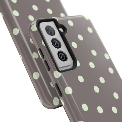 Yellow Polka Phone Case