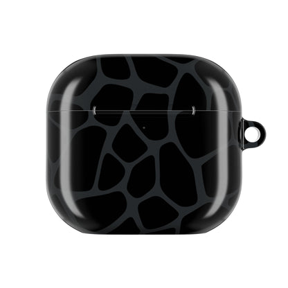 Black Giraffe Print AirPod Cases