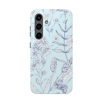 Blue Floral Phone Case