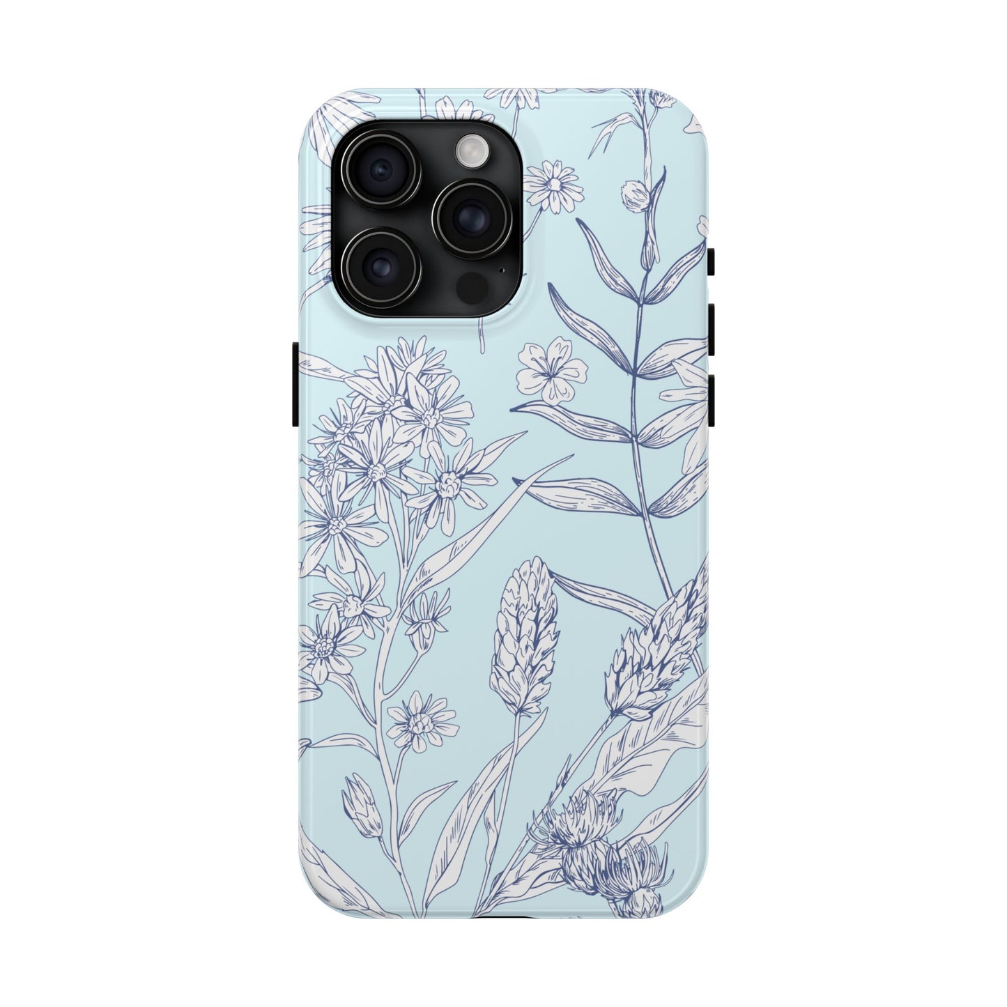 Blue Floral Phone Case