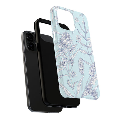 Blue Floral Phone Case
