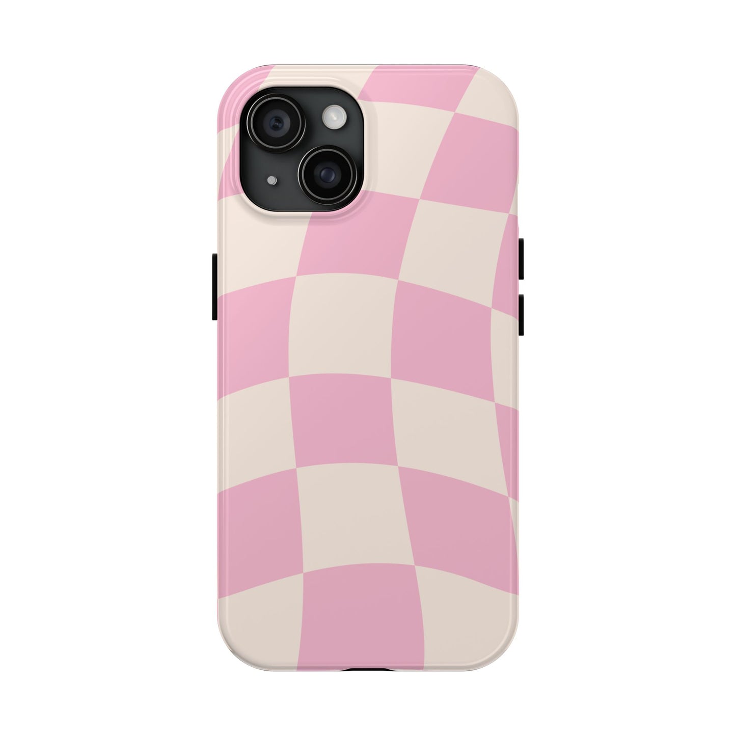 Blush Pink Gingham Phone Case