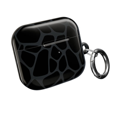 Black Giraffe Print AirPod Cases