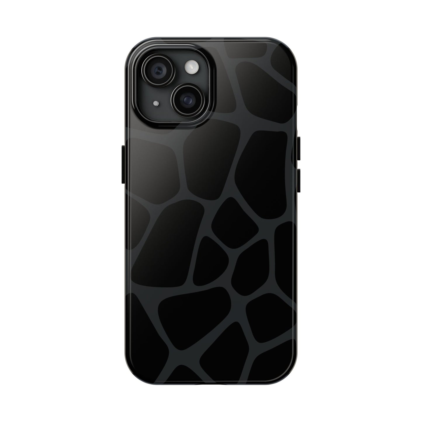 Black Giraffe Print Phone Case