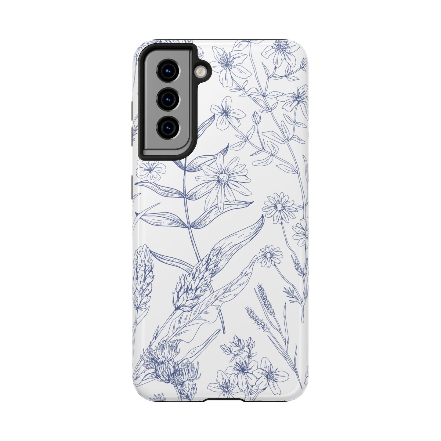 White Floral Phone Case