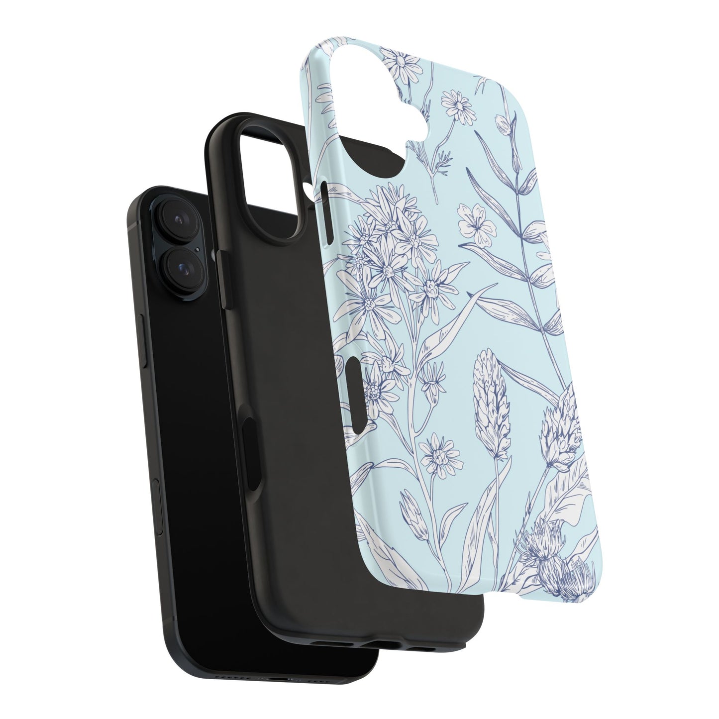 Blue Floral Phone Case