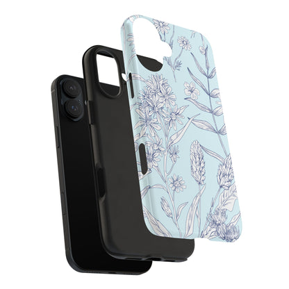 Blue Floral Phone Case