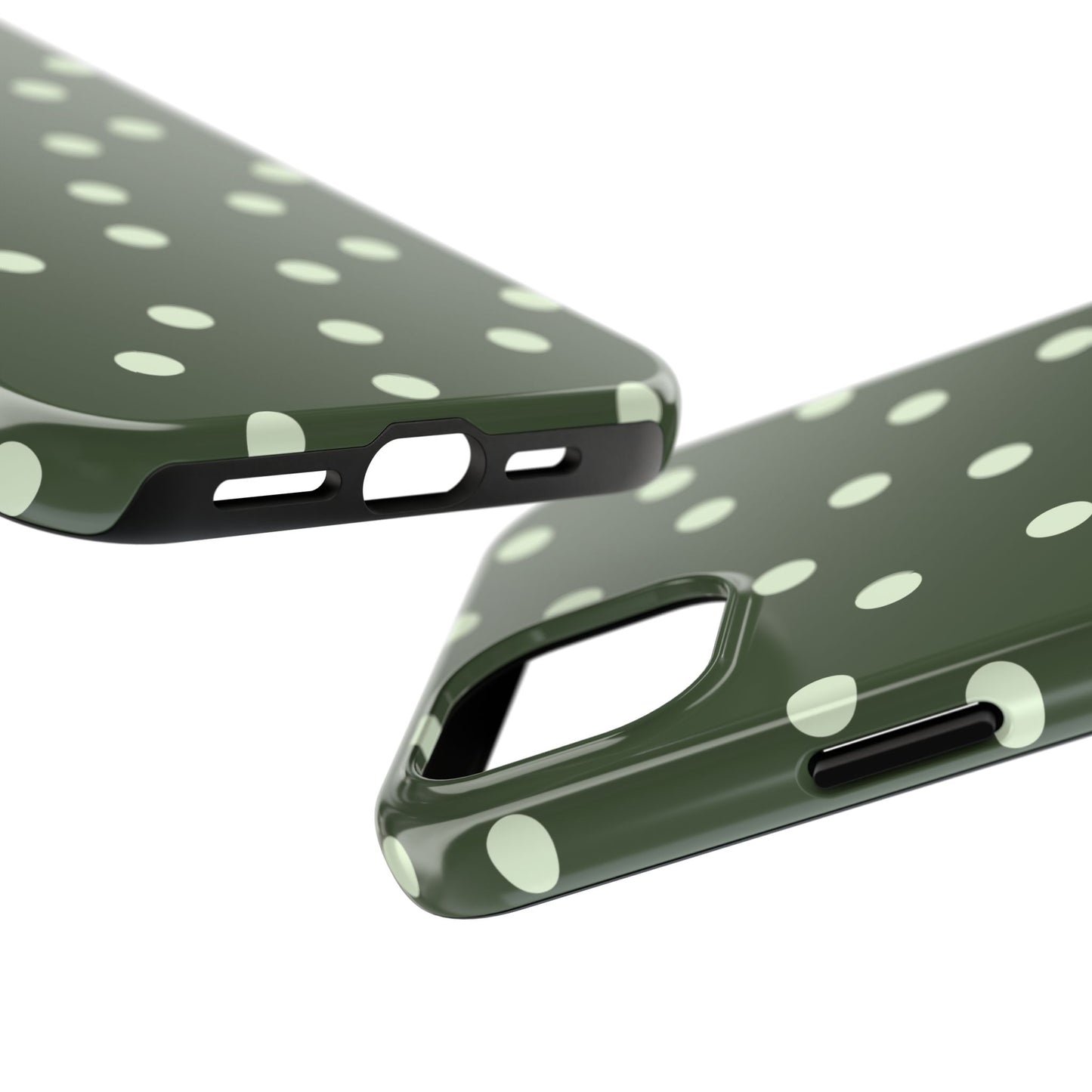 Olive Polka Phone Case