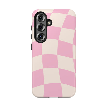 Blush Pink Gingham Phone Case