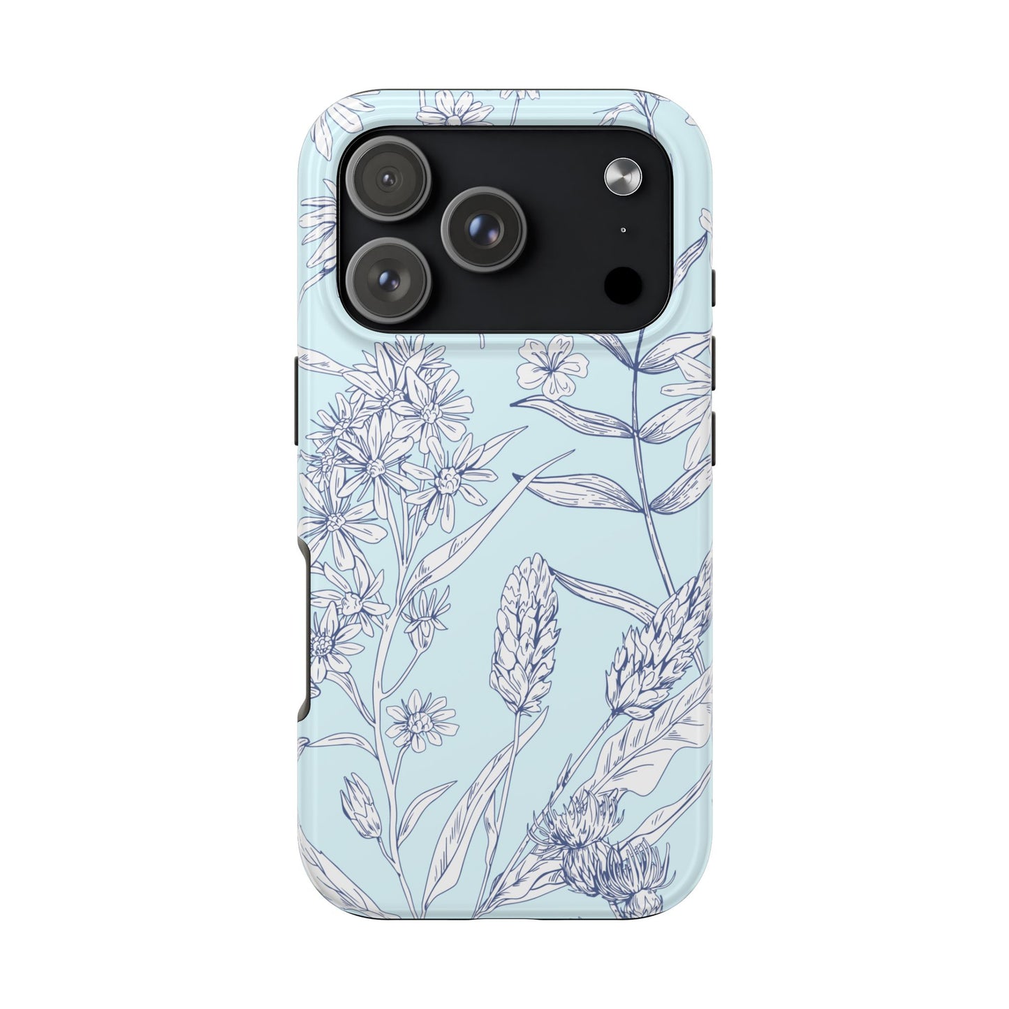 Blue Floral Phone Case