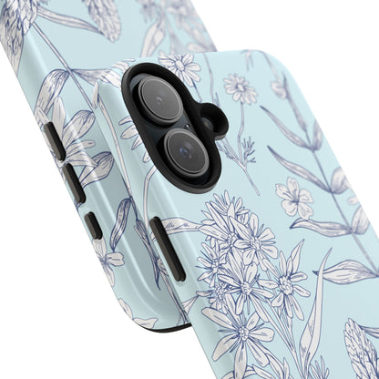 Blue Floral Phone Case