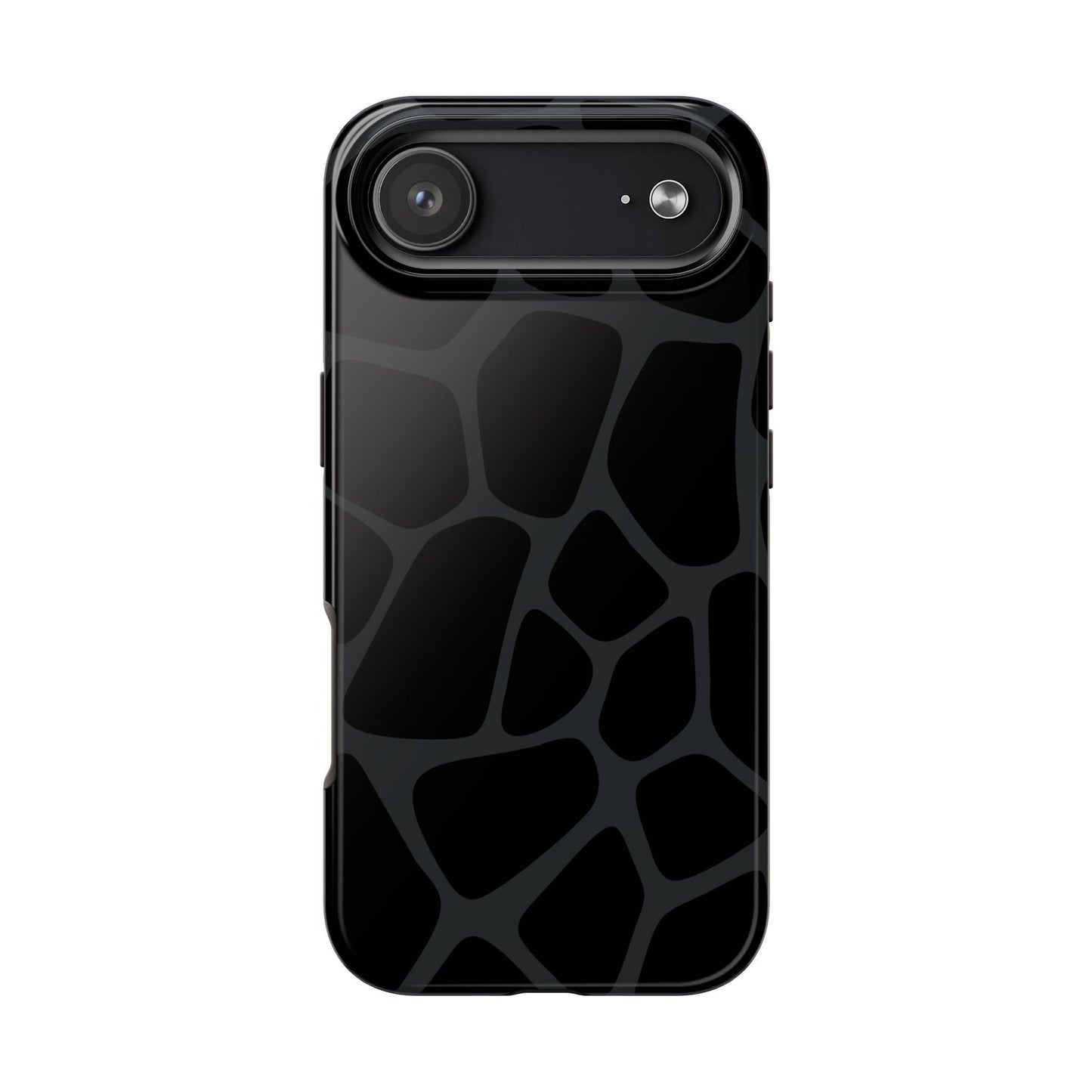 Black Giraffe Print Phone Case