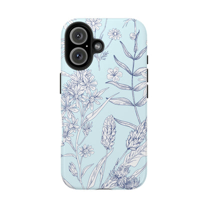 Blue Floral Phone Case