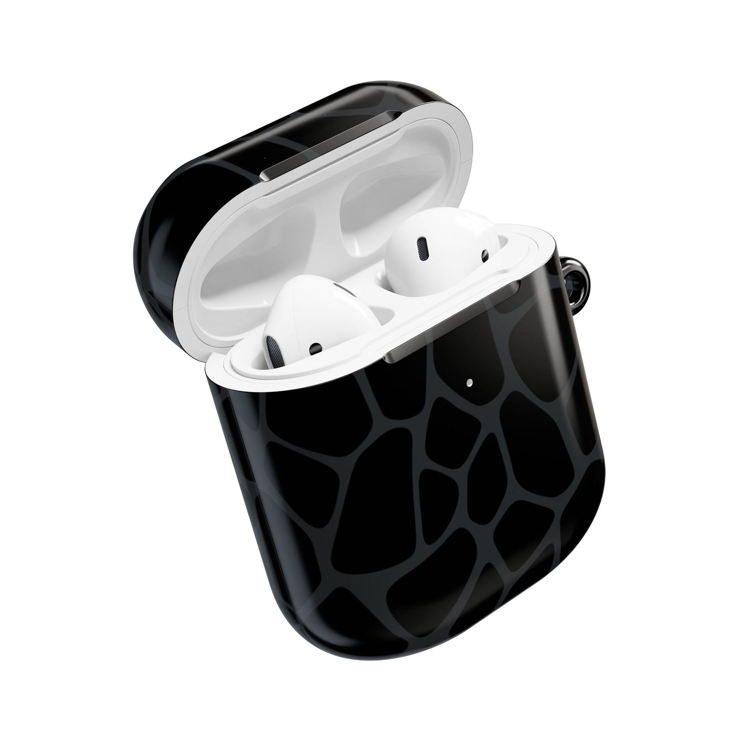 Black Giraffe Print AirPod Cases