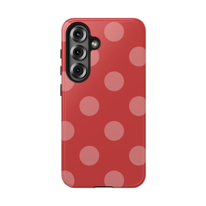 Red Polka Phone Case