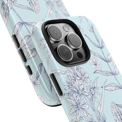 Blue Floral Phone Case