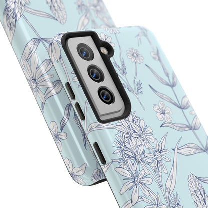Blue Floral Phone Case