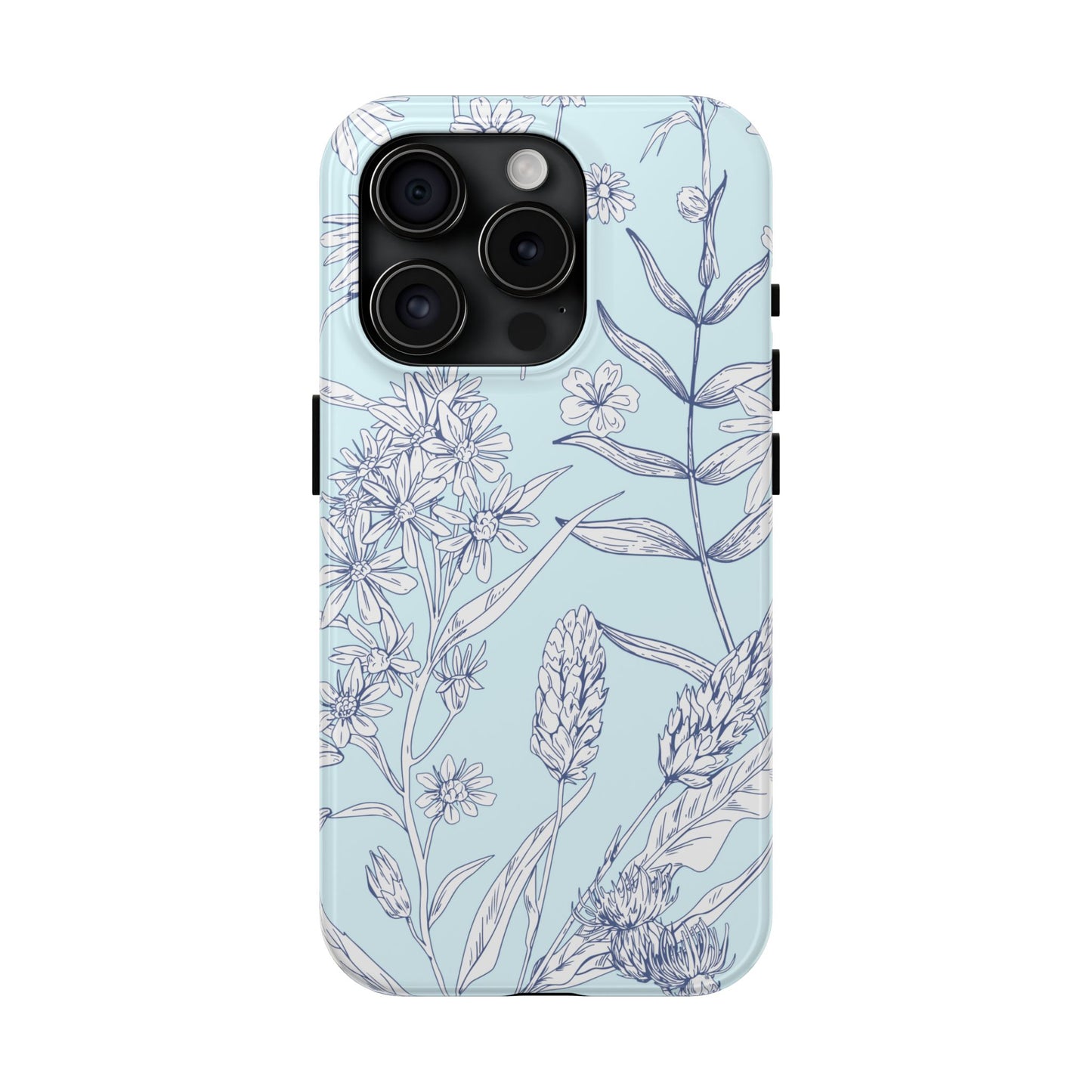 Blue Floral Phone Case