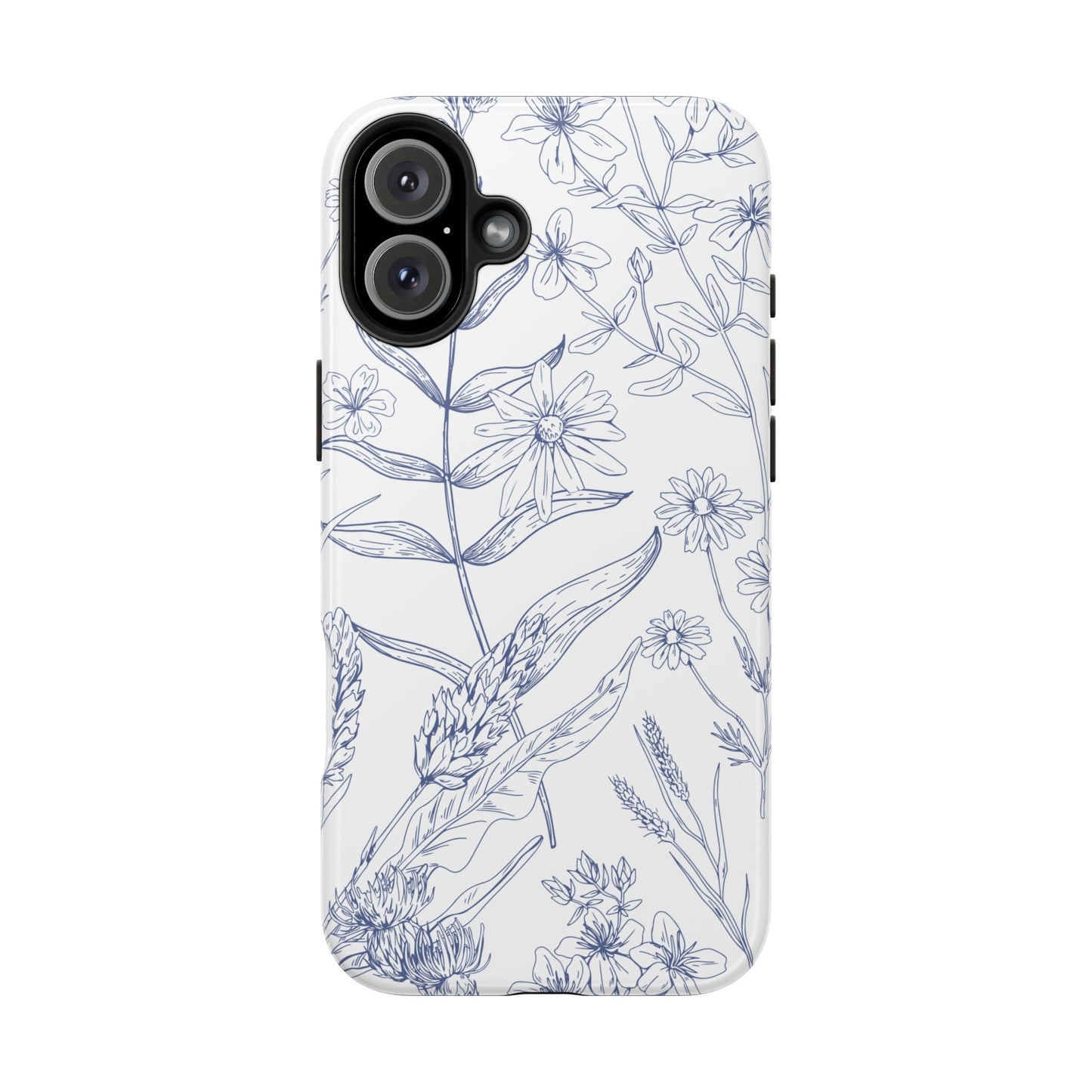 White Floral Phone Case