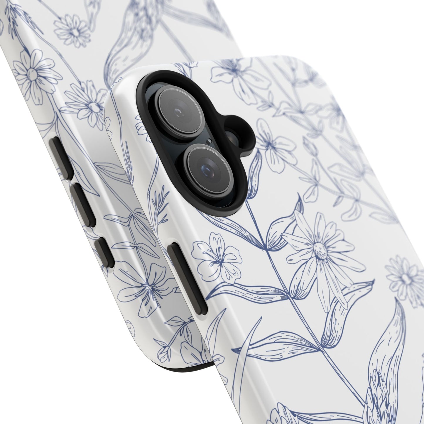 White Floral Phone Case