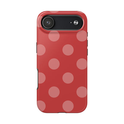 Red Polka Phone Case