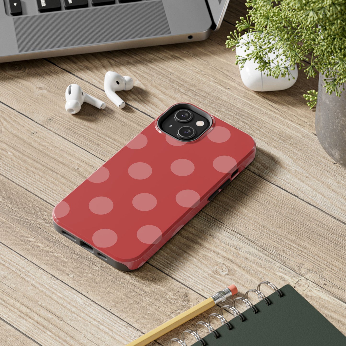 Red Polka Phone Case