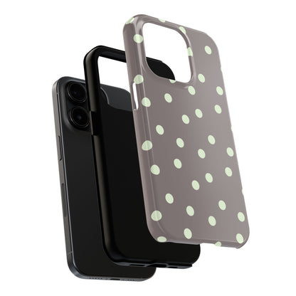 Yellow Polka Phone Case