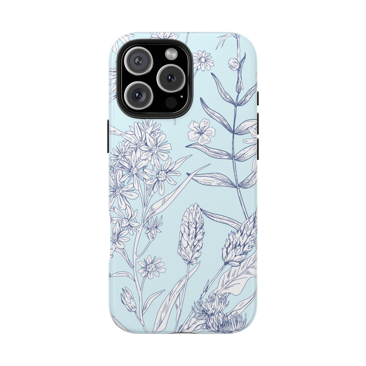 Blue Floral Phone Case