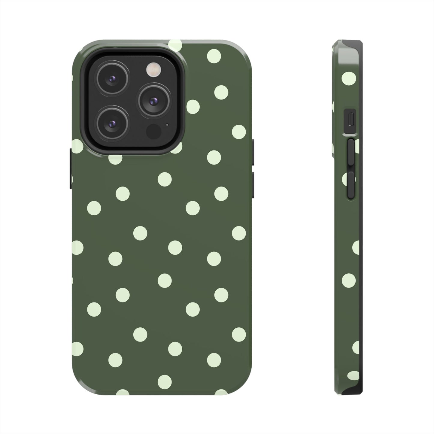 Olive Polka Phone Case