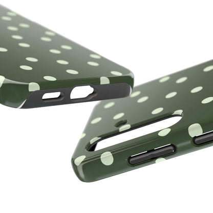 Olive Polka Phone Case