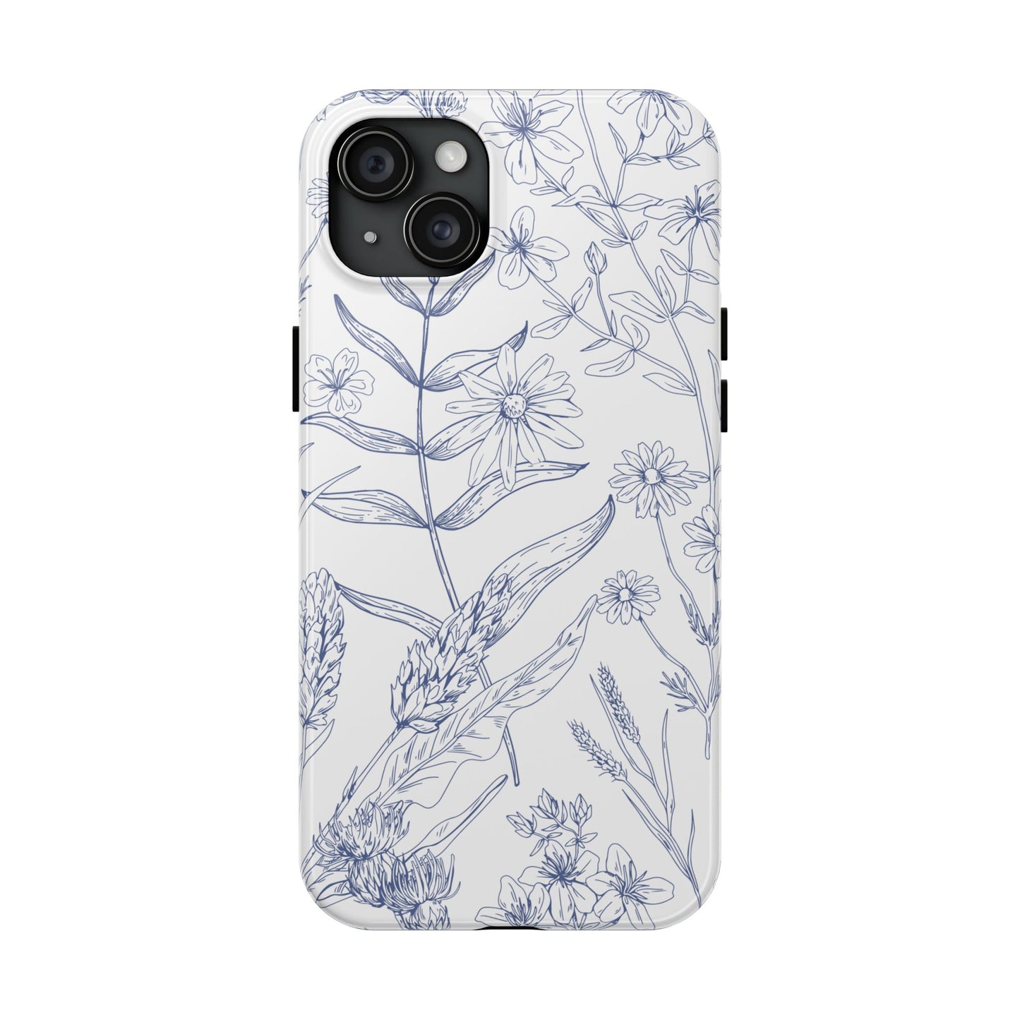 White Floral Phone Case