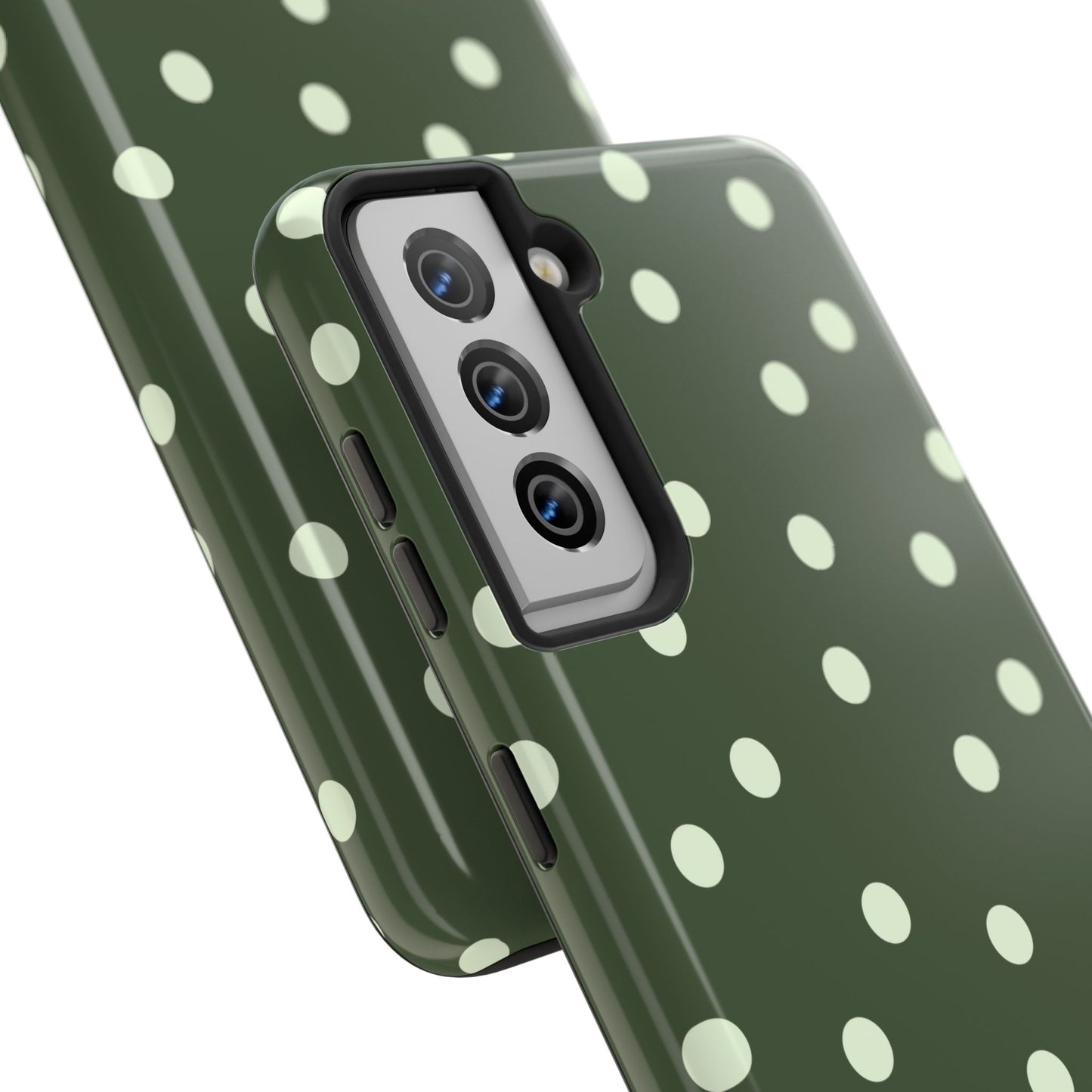 Olive Polka Phone Case