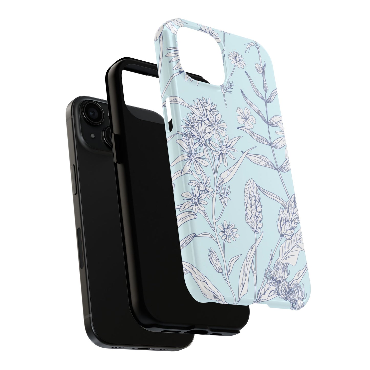 Blue Floral Phone Case