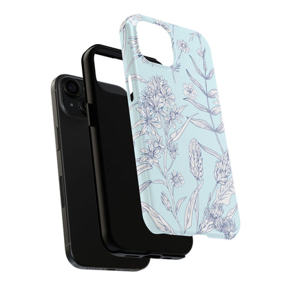 Blue Floral Phone Case