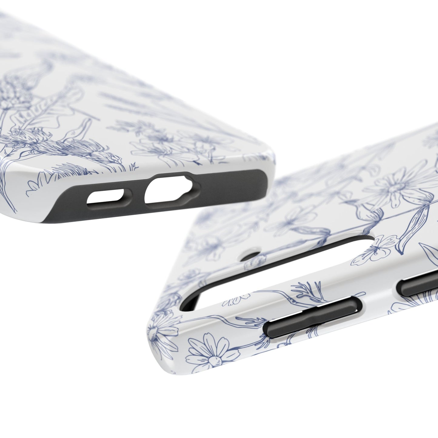 White Floral Phone Case