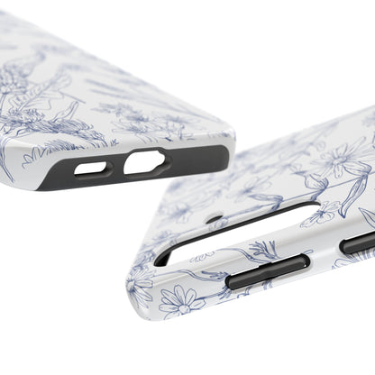 White Floral Phone Case