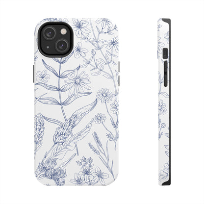 White Floral Phone Case