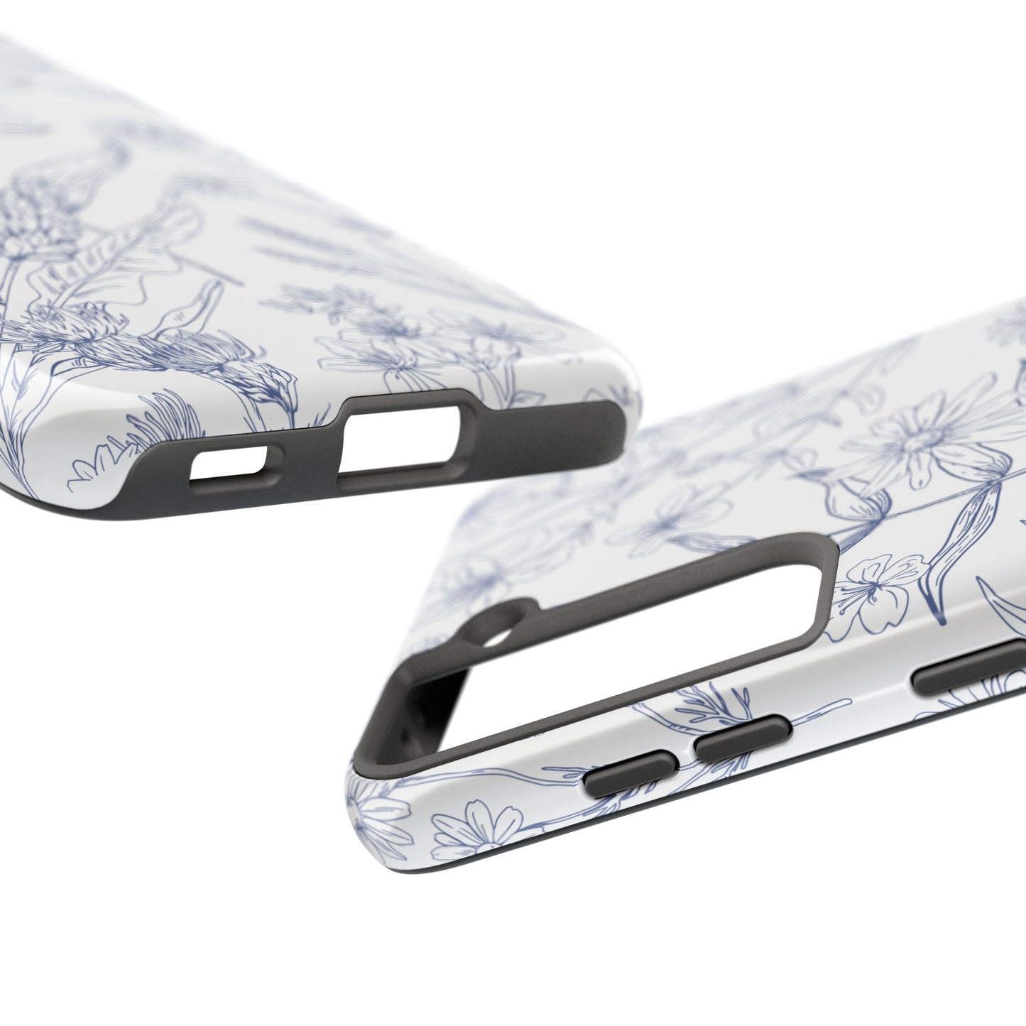 White Floral Phone Case