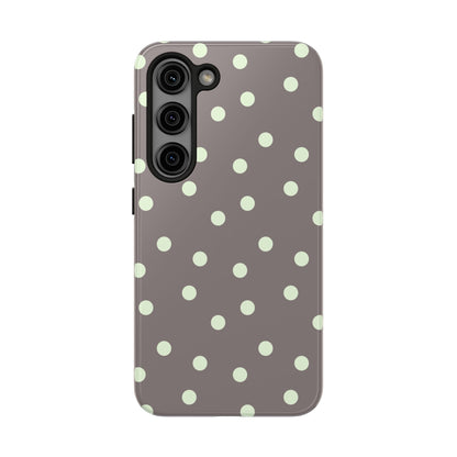 Yellow Polka Phone Case