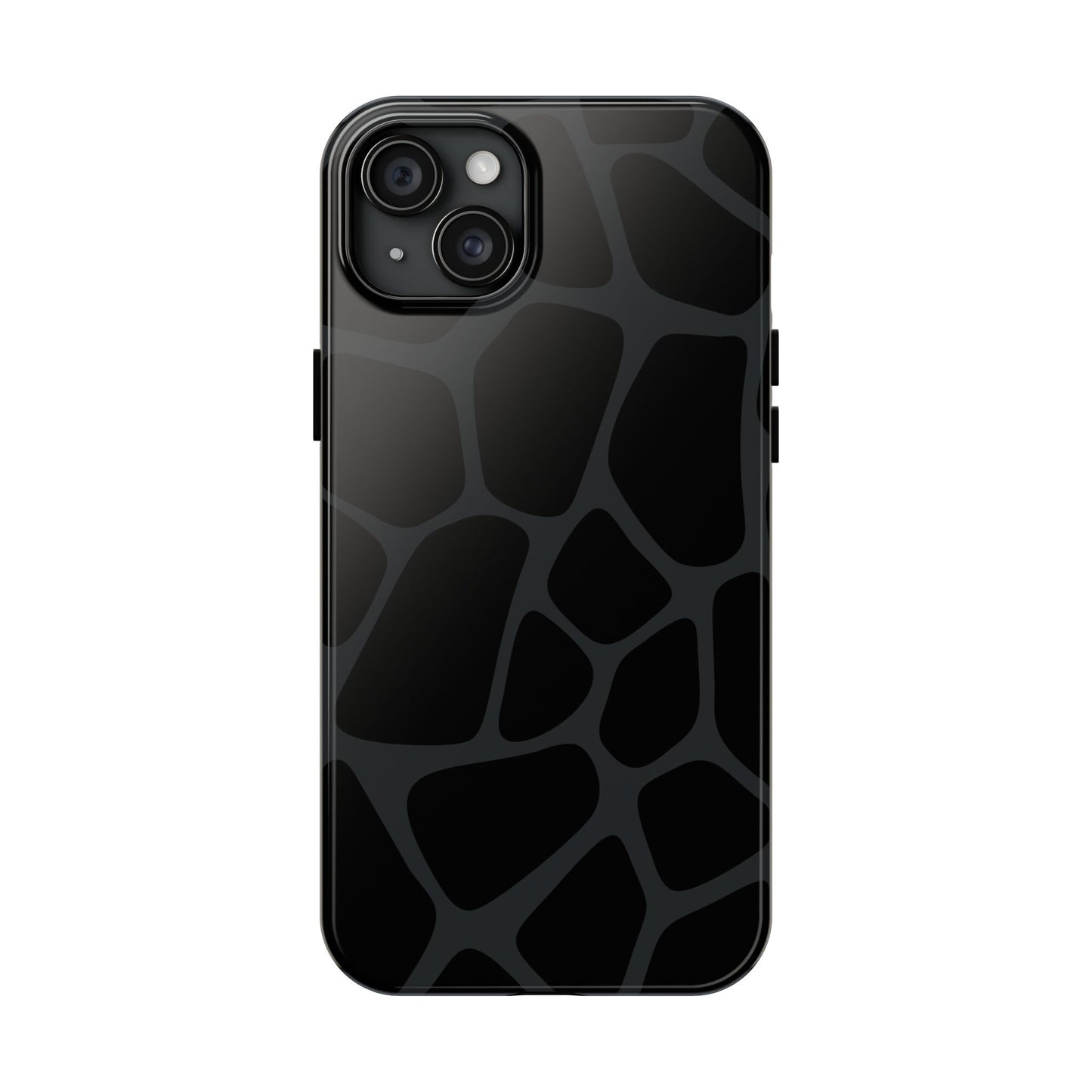 Black Giraffe Print Phone Case
