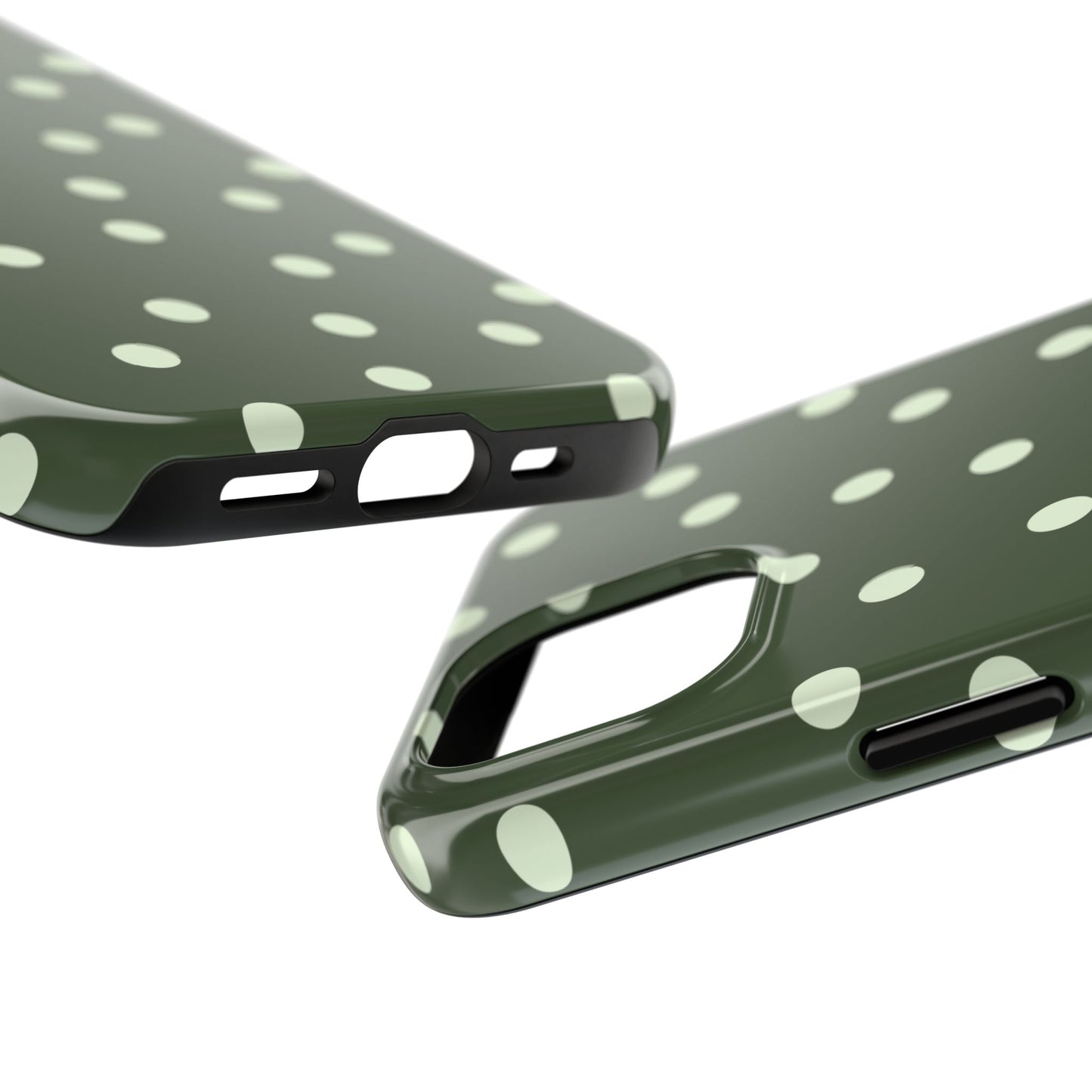 Olive Polka Phone Case