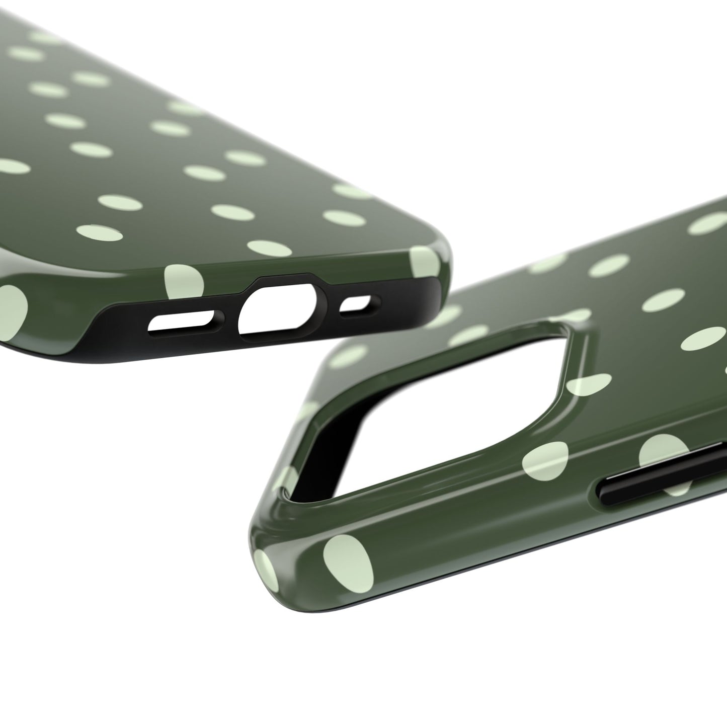 Olive Polka Phone Case
