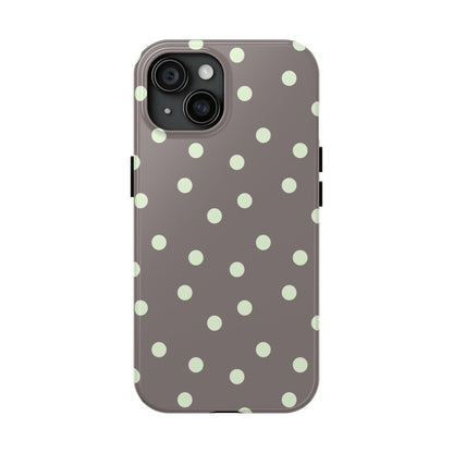 Yellow Polka Phone Case