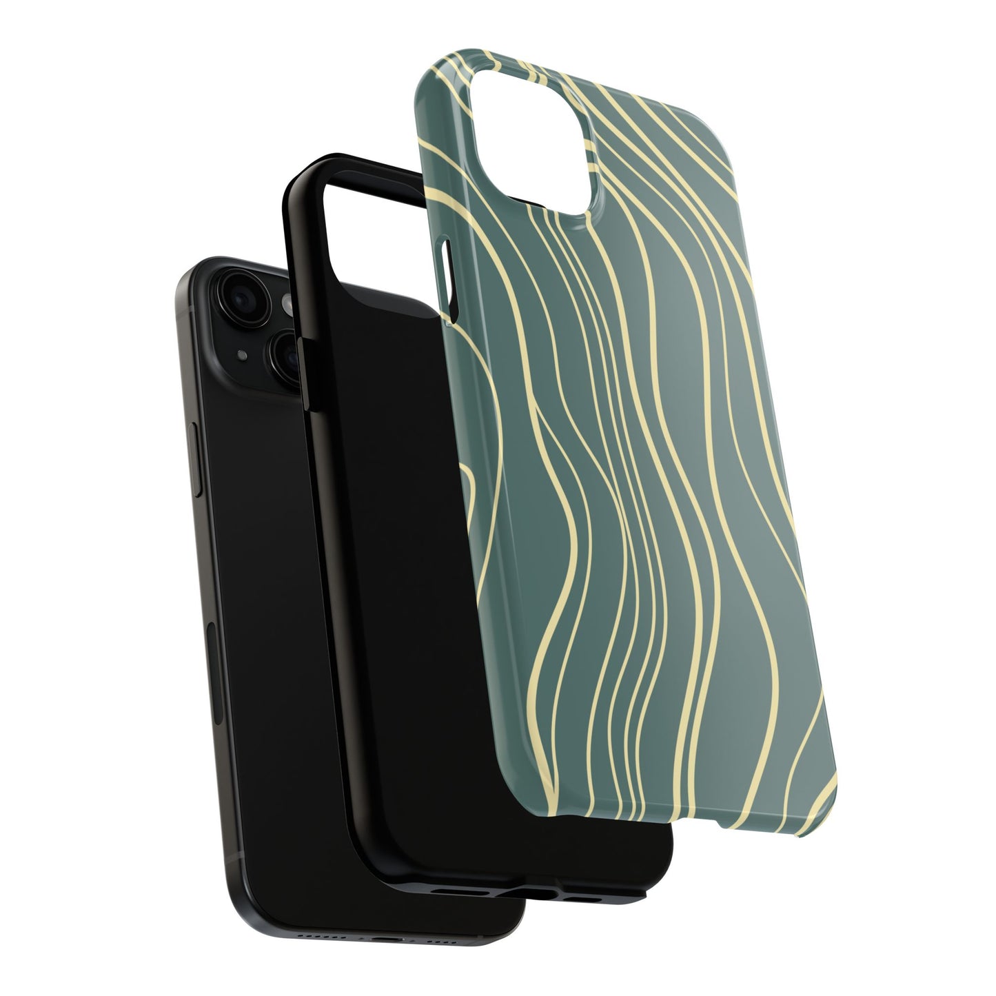 Yellow Lines Phone Cases