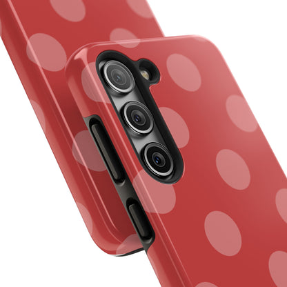 Red Polka Phone Case