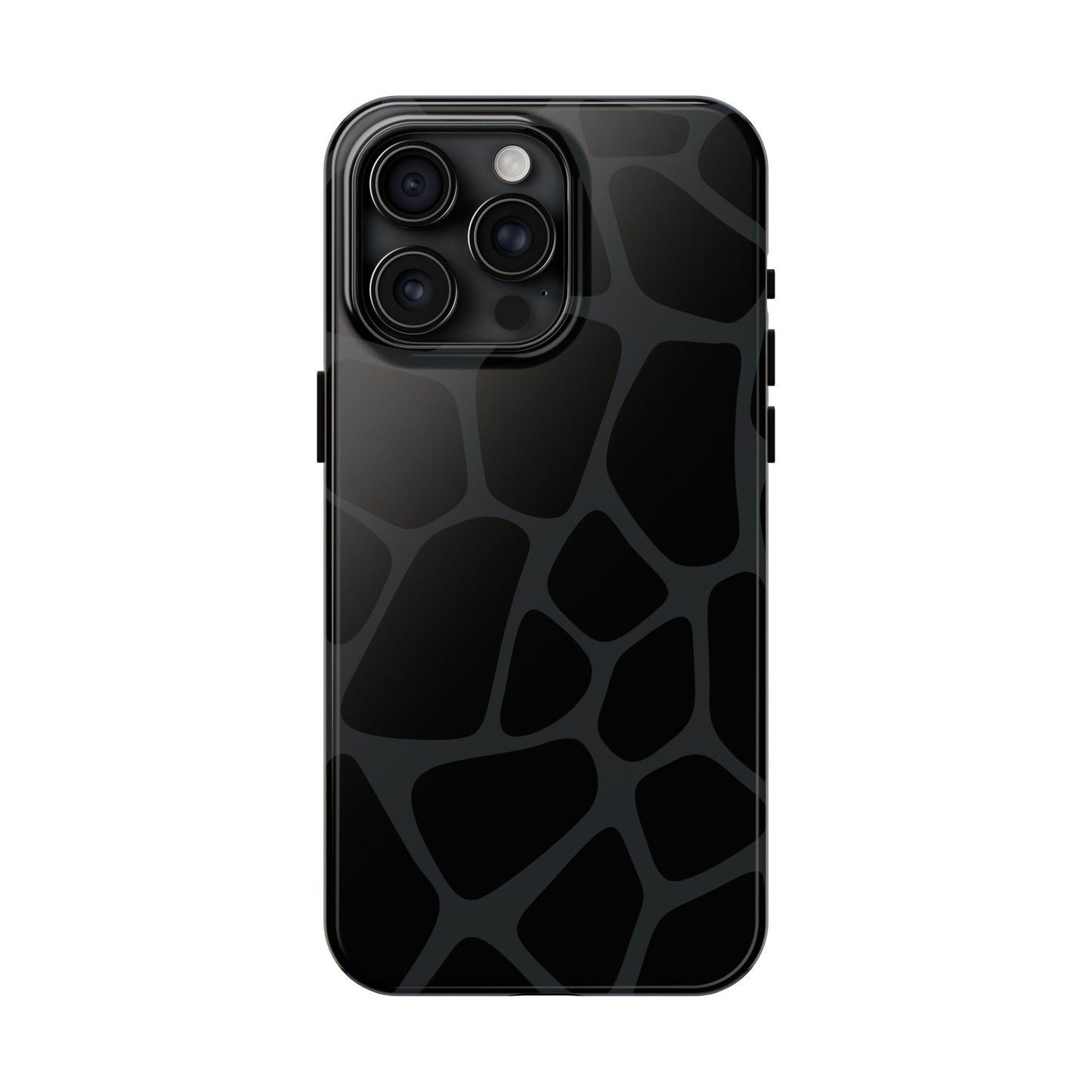 Black Giraffe Print Phone Case
