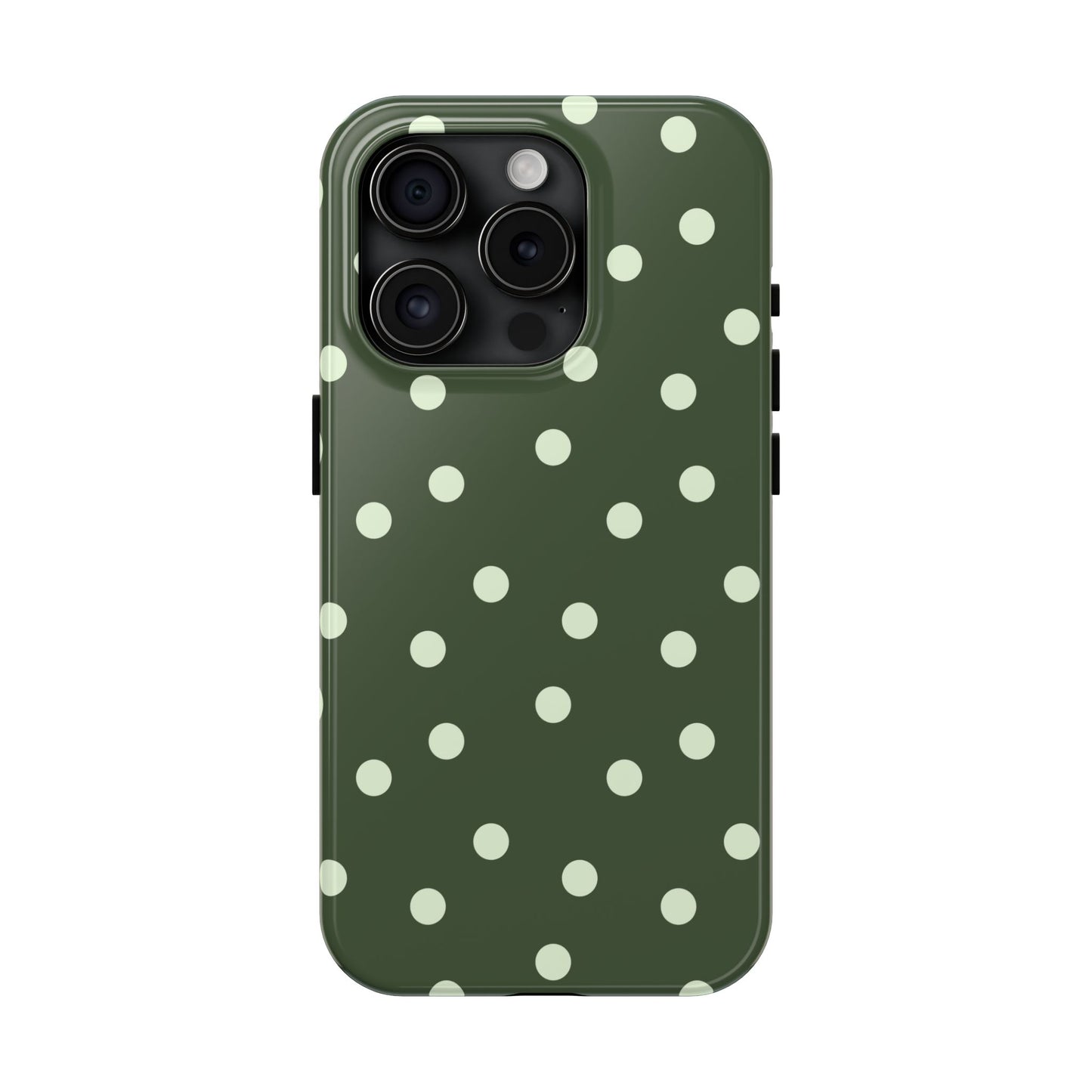 Olive Polka Phone Case