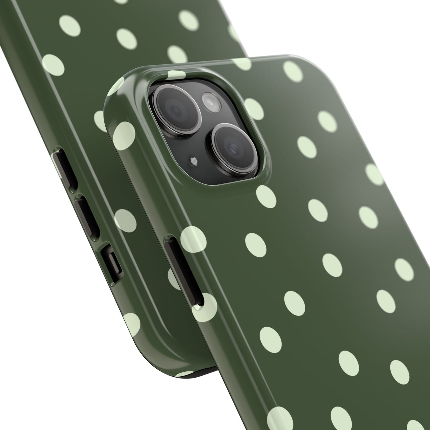 Olive Polka Phone Case